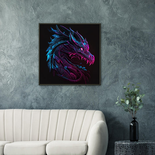 Faceless Manipulator's Dragon Fevers | Metal Framed Wall Art