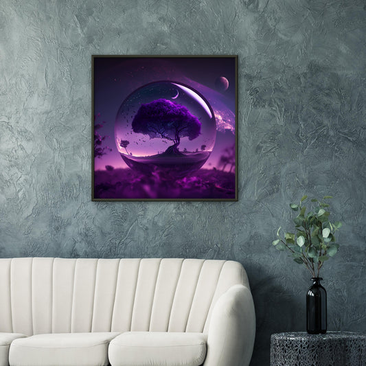 Nature Clothing's Purple Dream | Metal Framed Wall Art